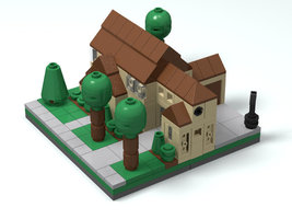 Набор LEGO Дом в тюдорском стиле (нано)