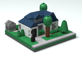 Набор LEGO MOC-13049 Загородная вилла (нано)