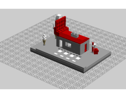 Набор LEGO Сеть ресторанов быстрого питания (нано)