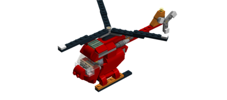 Набор LEGO MOC-13163 Вертолет под размер минифигурки