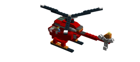 Набор LEGO Вертолет под размер минифигурки
