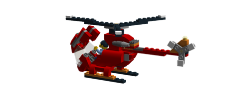 Набор LEGO Вертолет под размер минифигурки
