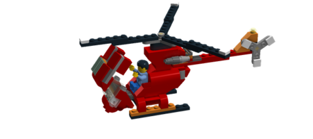 Набор LEGO Вертолет под размер минифигурки