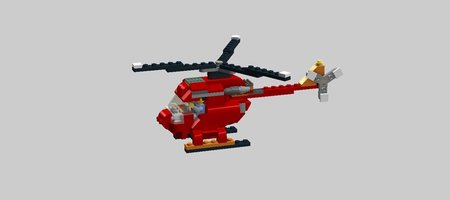 Набор LEGO Вертолет под размер минифигурки