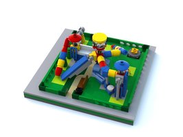 Набор LEGO Детская площадка (нано-размер)