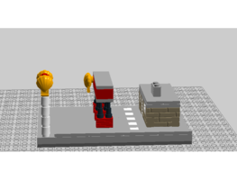 Набор LEGO Заправка (наномасштаб)