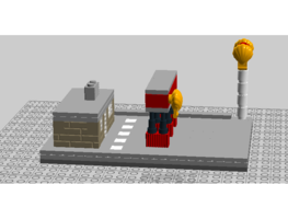 Набор LEGO Заправка (наномасштаб)