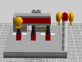 Набор LEGO Заправка (наномасштаб)