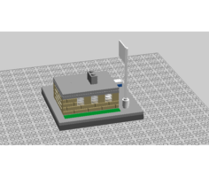 Набор LEGO Почтовое отделение (нано-масштаб)