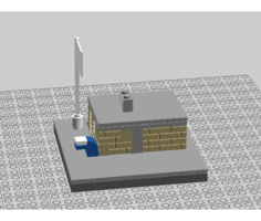 Набор LEGO Почтовое отделение (нано-масштаб)