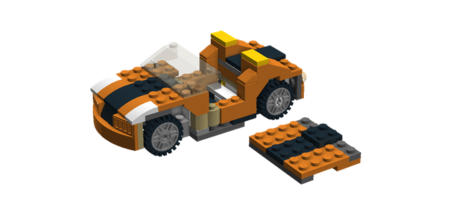 Набор LEGO 31017 minifig car w roof