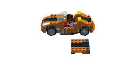 Набор LEGO 31017 minifig car w roof