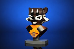 Набор LEGO Custom LEGO Rocket Raccoon Bust