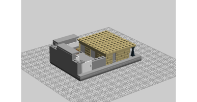 Набор LEGO Склад древесины (нано)