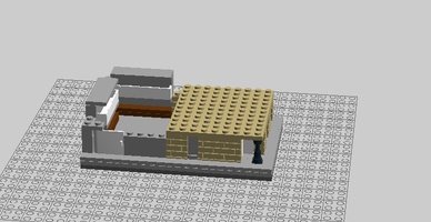 Набор LEGO Склад древесины (нано)