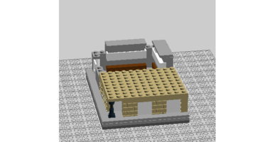 Набор LEGO Склад древесины (нано)