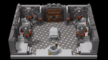 Набор LEGO MOC-13345 LEGO 9473 The Mines of Moria Diorama