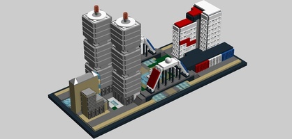 Набор LEGO MOC-13375 Скайлайн