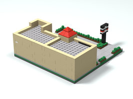 Набор LEGO Магазин одежды и кафе фастфуда (нано)
