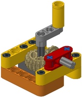 Набор LEGO MOC-13474 Power Transmission - Input Crank