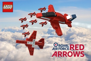 Набор LEGO MOC-13483 Mini RAF Red Arrows Hawk