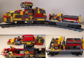 Набор LEGO MOC-13517 Privateer Mining Train