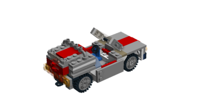 Набор LEGO Кафе и машина