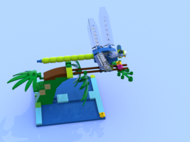 Набор LEGO Стрекоза (нано-размер)