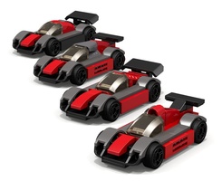 Набор LEGO MOC-13563 Race Car 4in1