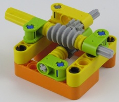 Набор LEGO MOC-13577 Power Transmission Module - Worm Gear 8:1 Turn