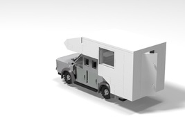 Набор LEGO MOC-13686 Mitsubishi L200 truck camper and canopy