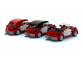 Набор LEGO VW Beetle revision mk2 smaller rear end