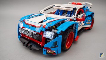Набор LEGO MOC-13733 Technic 42077 Rally Car 4WD remote control mod