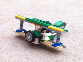 Набор LEGO MOC-13809 Самолет-биплан