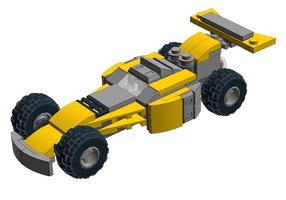 Набор LEGO MOC-13948 Желтый болид Формула-1