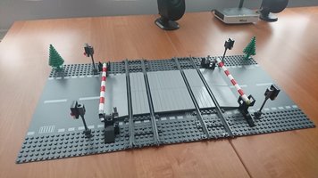 Набор LEGO MOC-14137 Train Level Crossing - Double track