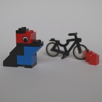 Набор LEGO MOC-14284 Police Bulldog and the Bicycle