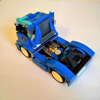 Набор LEGO MOC-14537 Гоночный грузовик