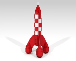 Набор LEGO MOC-14576 Ракета Тинтина