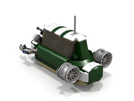 Набор LEGO MOC-14617 Маленькая зеленая подводная лодка