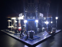 Набор LEGO MOC-14677 Кафе на углу (расширение)
