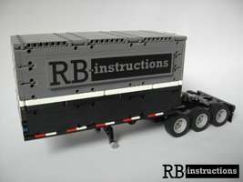 Набор LEGO MOC-14772 Lead Container Trailer for 42078 Mack Anthem