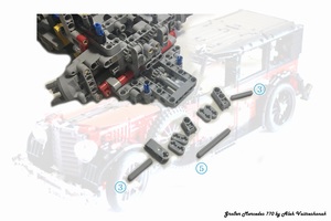 Набор LEGO Grosser Mercedes-Benz 770