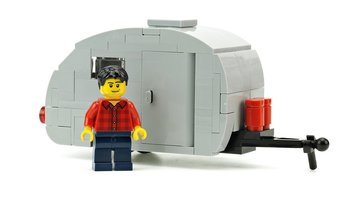 Набор LEGO MOC-14949 Vintage camper trailer