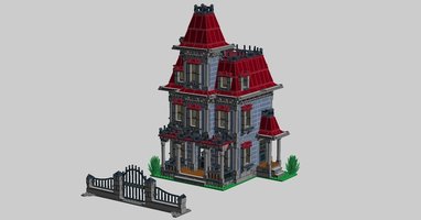 Набор LEGO MOC-15169 Отреставрированный дом с привидениями