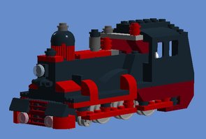 Набор LEGO MOC-15204 Steam Locomotive