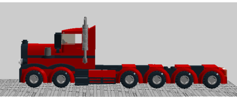 Набор LEGO Pete 379 Day Cab Twin steer Quadruple rear axles
