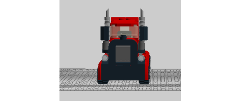 Набор LEGO Pete 379 Day Cab Twin steer Quadruple rear axles