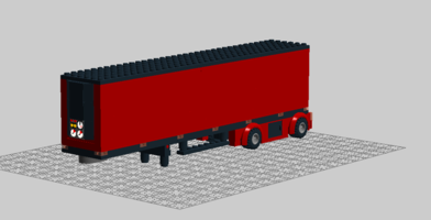 Набор LEGO Refrigerated Semi Trailer. Dual, Spread Axles