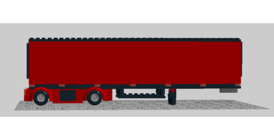 Набор LEGO Refrigerated Semi Trailer. Dual, Spread Axles